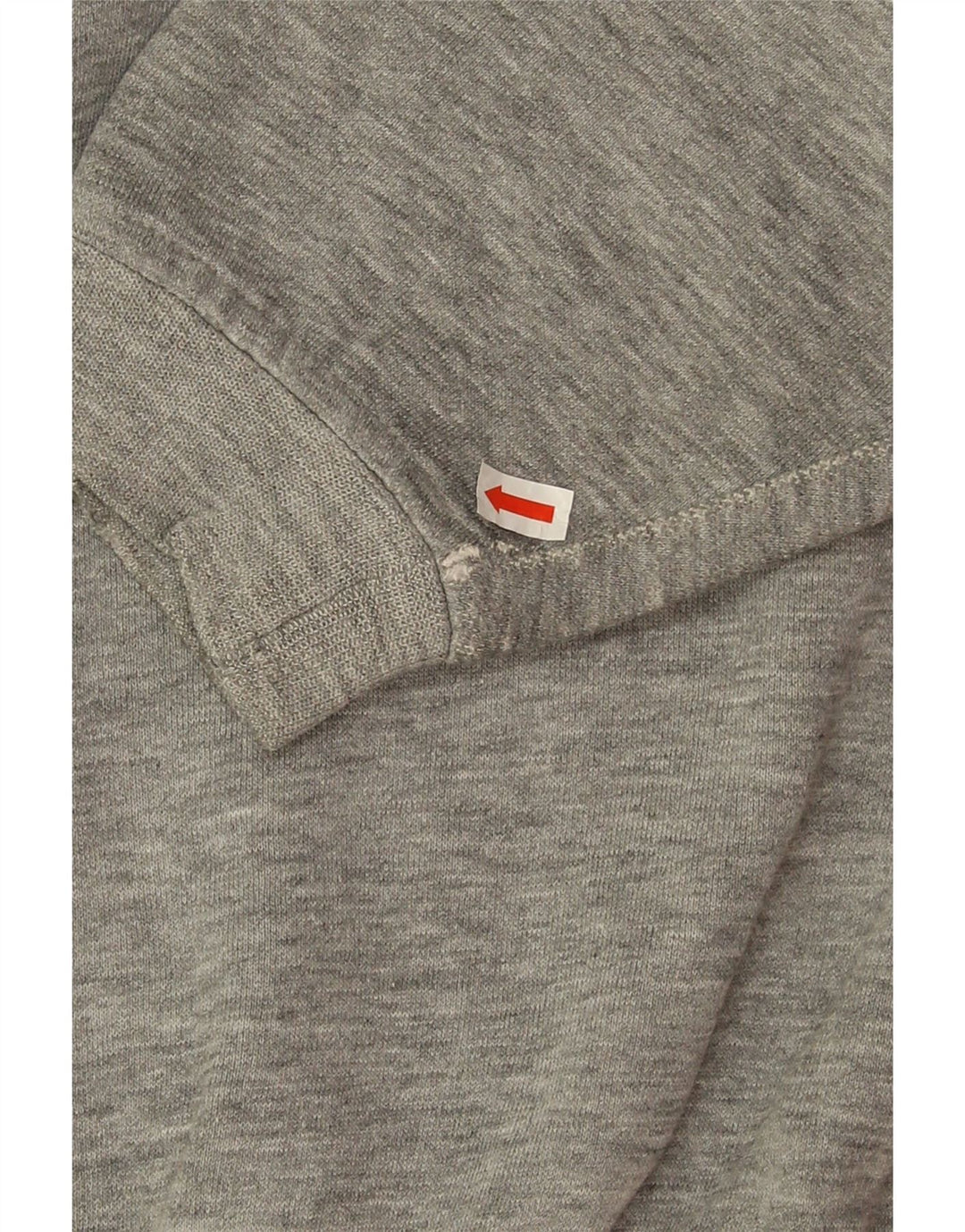 Vintage hombres sudadera jumper grande gris
