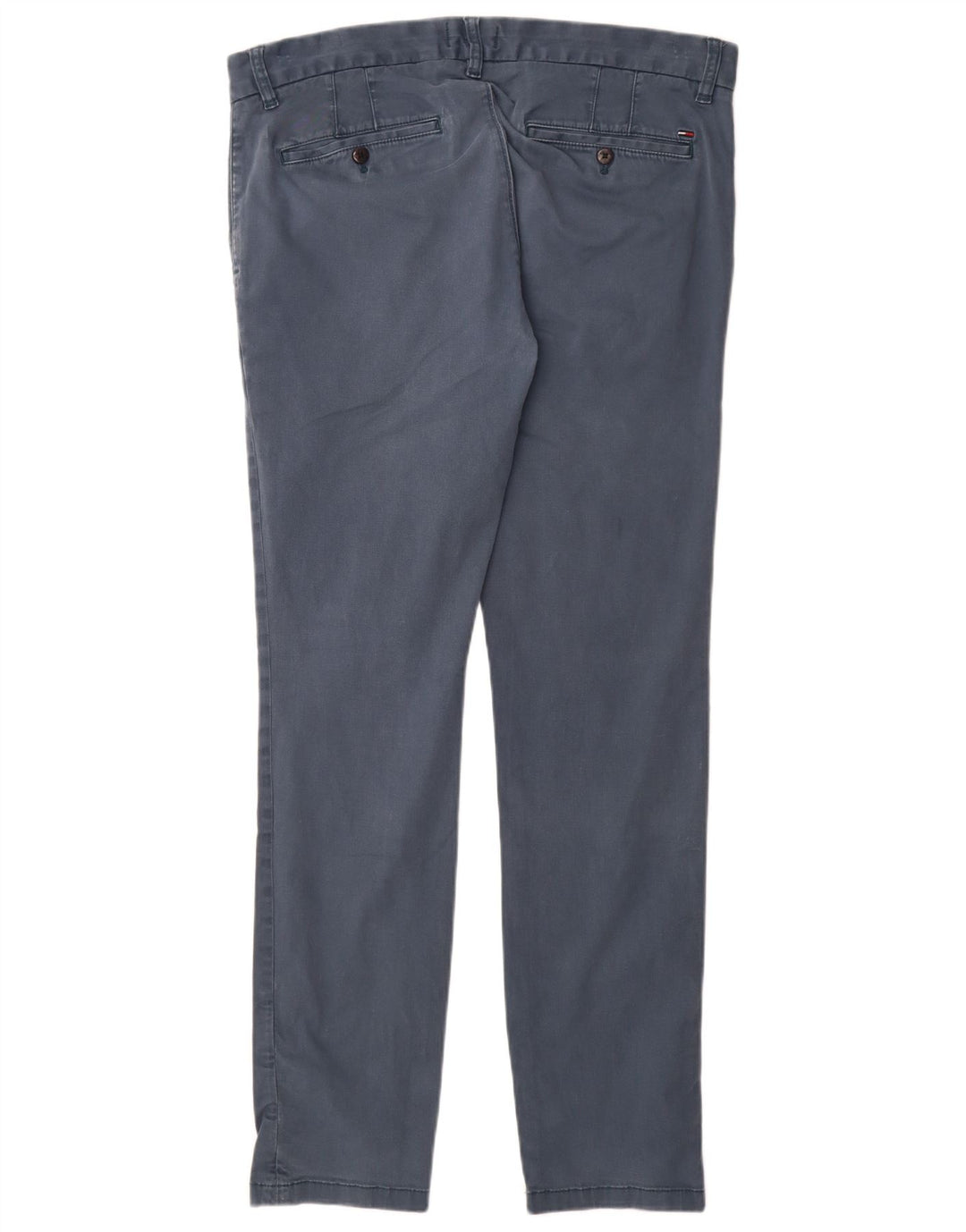 TOMMY HILFIGER Pantalón chino slim fit para hombre W36 L34 Algodón azul
