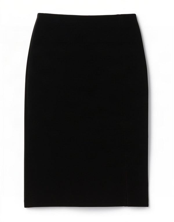 Blunauta Falda lápiz de terciopelo para mujer IT 40 Small W28 Algodón negro