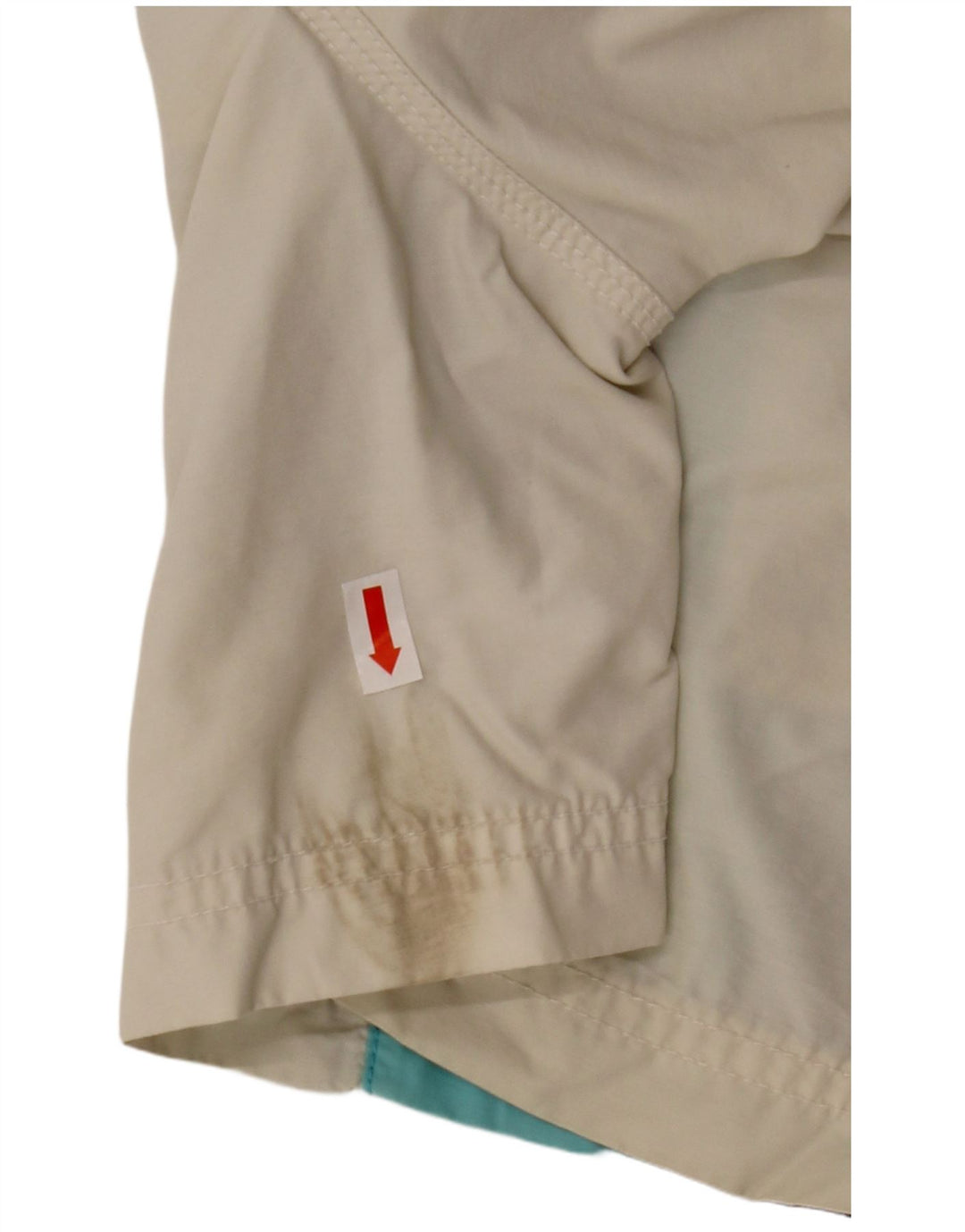 DIESEL Bañador Corto De Algodón A Rayas Blanco Roto Pequeño Hombre