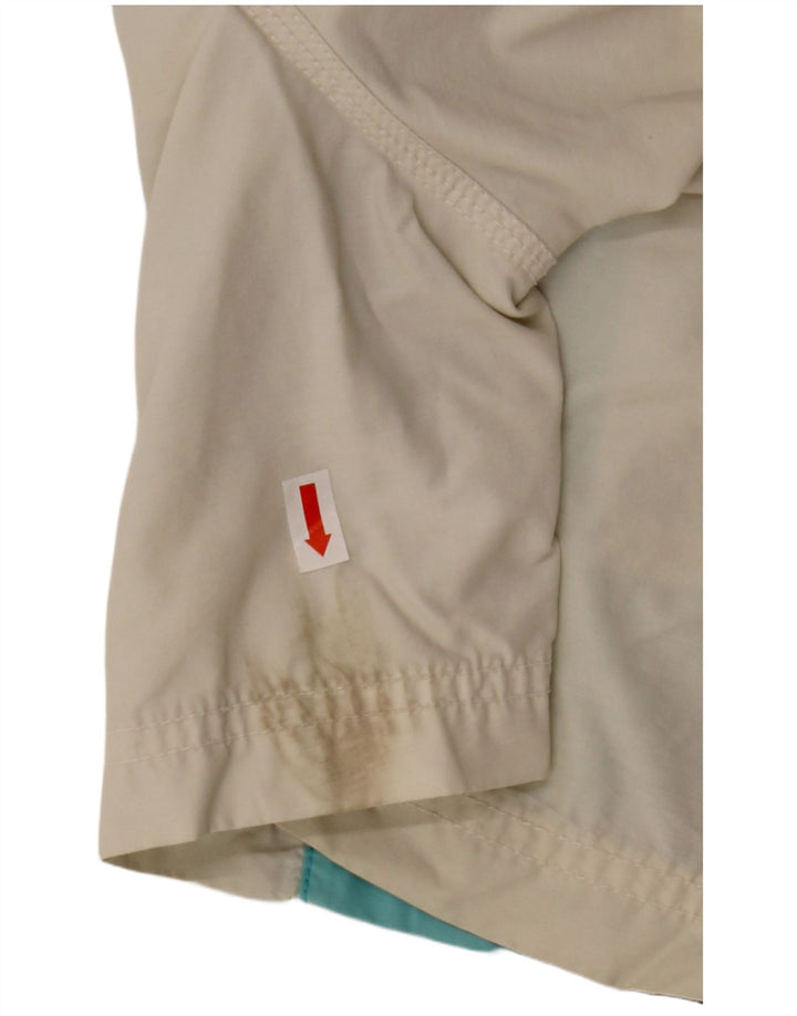 DIESEL Bañador Corto De Algodón A Rayas Blanco Roto Pequeño Hombre