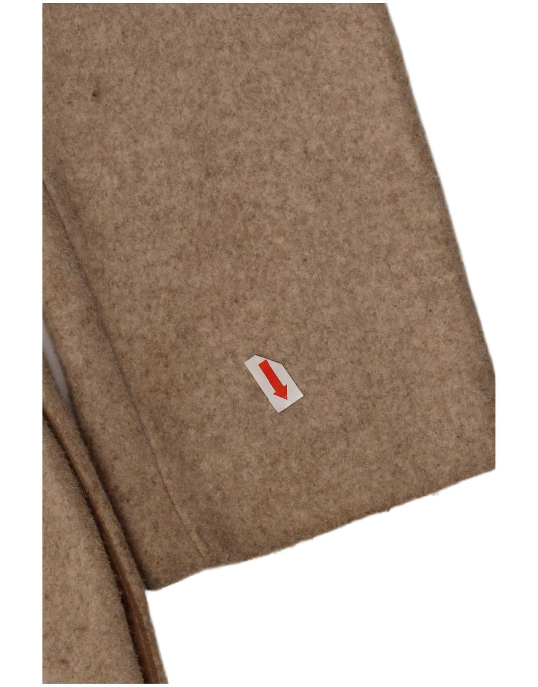 Zara Mujer Abrigo UK 46 Grande Poliéster Beige