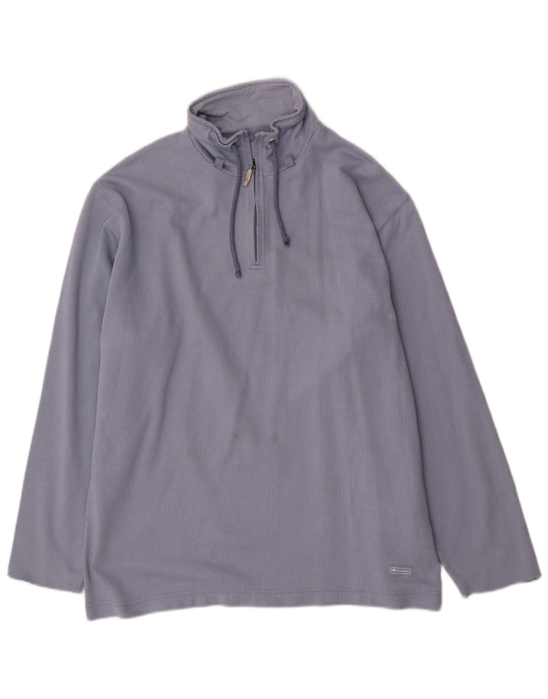 Champion Sudadera Con Cremallera Y Cuello Jersey De Algodón Azul Medio
