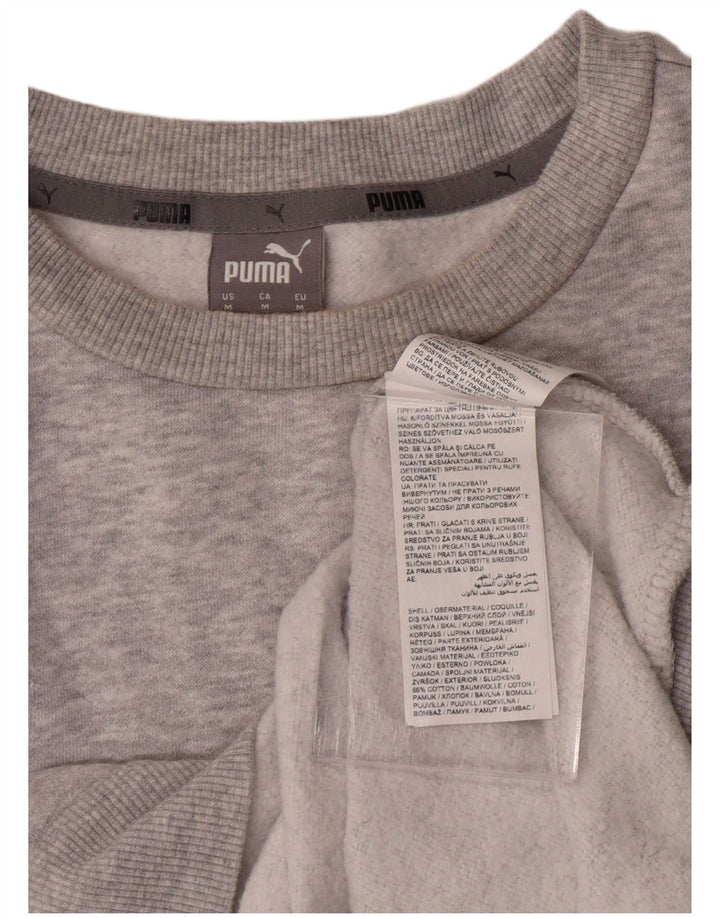 PUMA Sudadera gráfica para mujer Jumper UK 14 Algodón gris medio