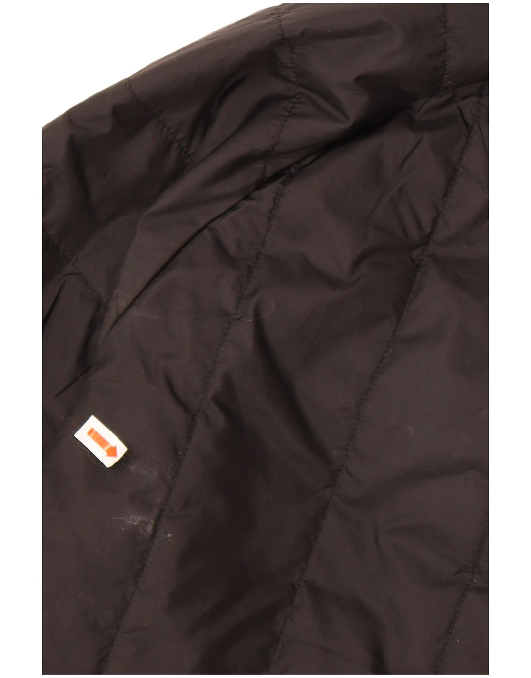 ADIDAS Womens Hooded Padded Jacket UK 14 Large Black Polyester
