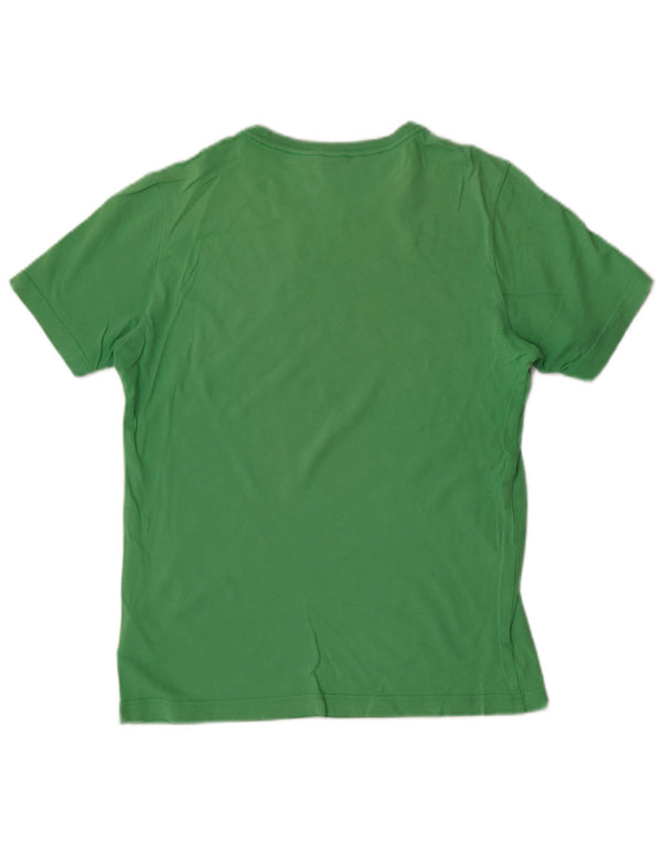Adidas Camiseta Gráfica para Niños Top 13-14 Años Verde Algodón