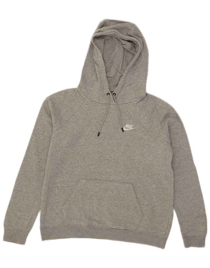 Nike - Sudadera con capucha para mujer, talla 40, algodón gris medio