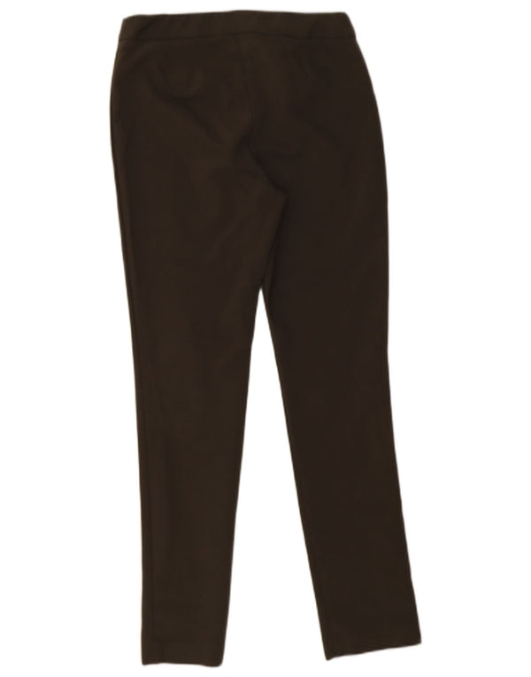 Marks & Spencer Pantalones casuales ajustados para mujer UK 10 Small W28 L29 Caqui