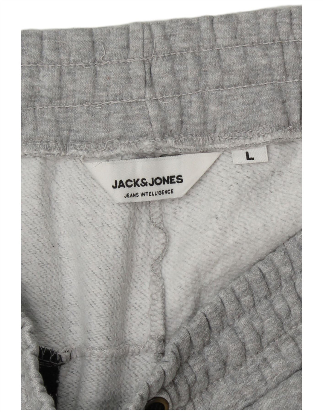 JACK & JONES Hombre Pantalones de chándal Joggers Large Grey Colourblock