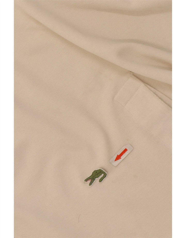 Polo Lacoste Hombre Talla 6 XL Blanco