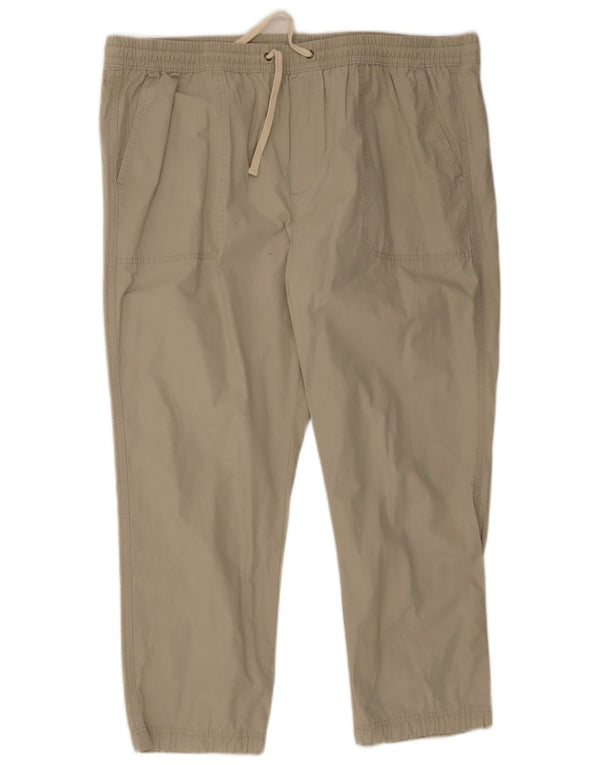 Marks & Spencer Pantalones informales para hombre W42 L29 Algodón beige