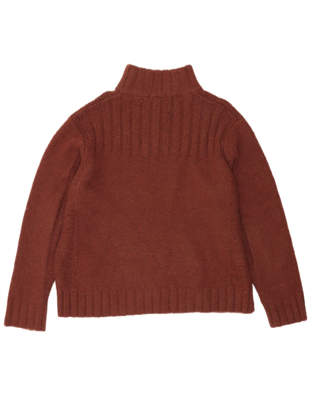 Marks & Spencer Jersey con Cuello y Cremallera para Hombre XL Acrílico Marrón