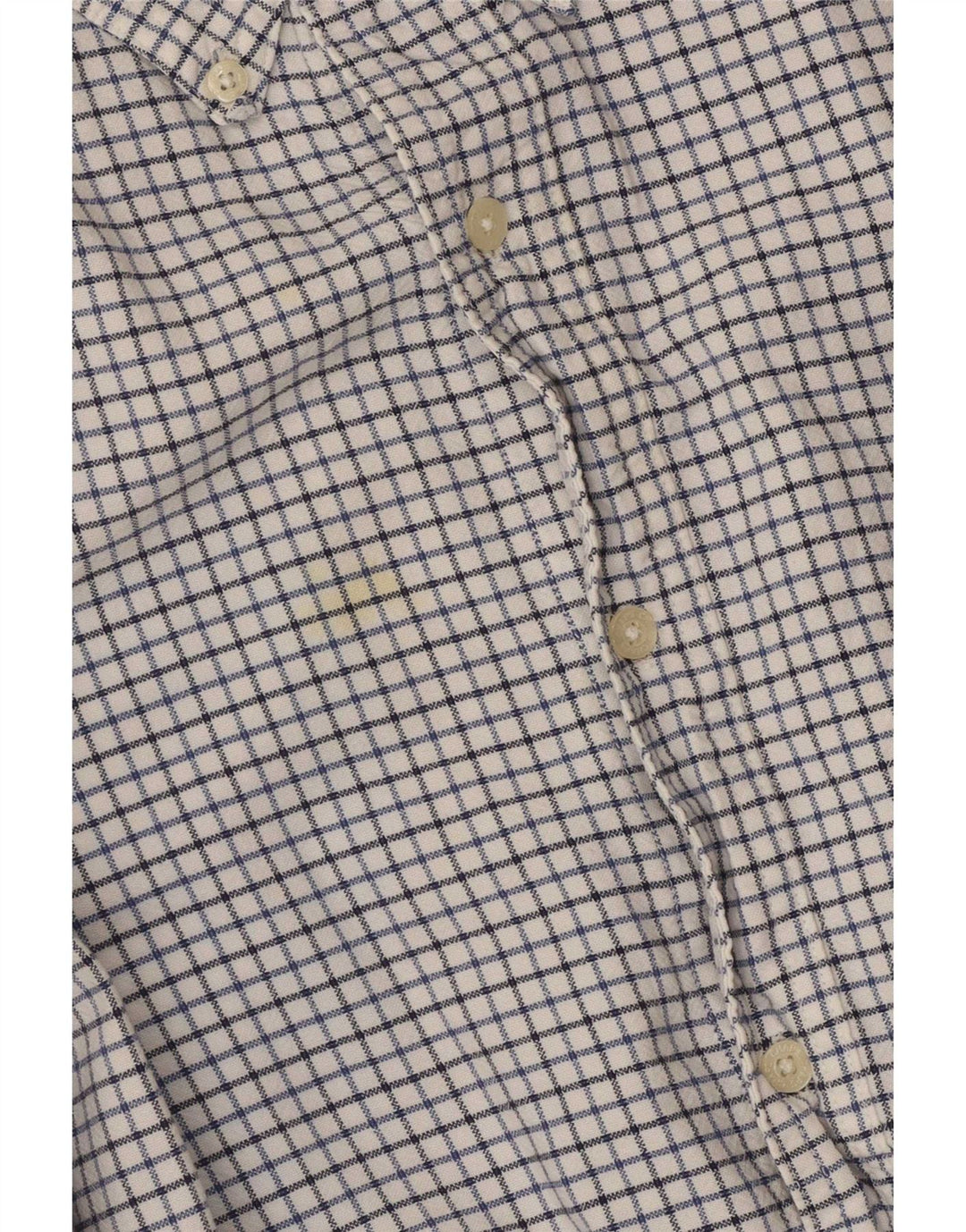 Chaps Camisa para hombre 2XL Algodón a cuadros blanco