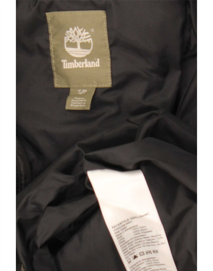 Timberland Chaqueta acolchada para hombre UK 36 Small Black Nylon