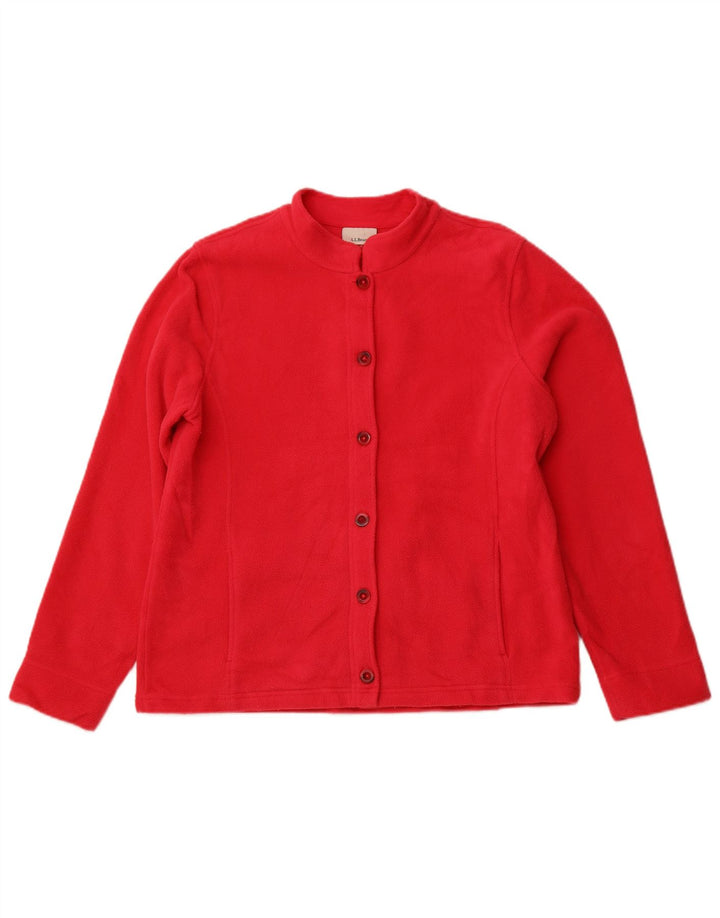 L.L.BEAN Chaqueta polar para mujer UK 46 Grande Poliéster rosa