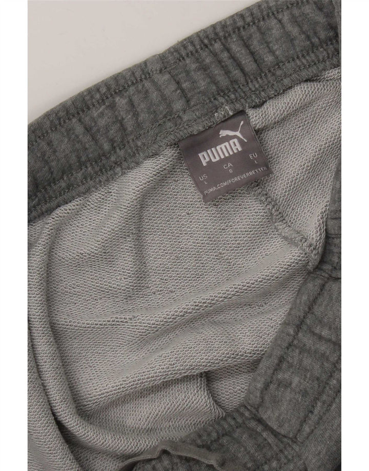 Puma Pantalones De Chándal Gráficos Para Hombre Joggers Grande Gris