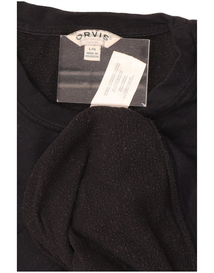 ORVIS Sudadera para mujer Jumper UK 16 Large Black Modal