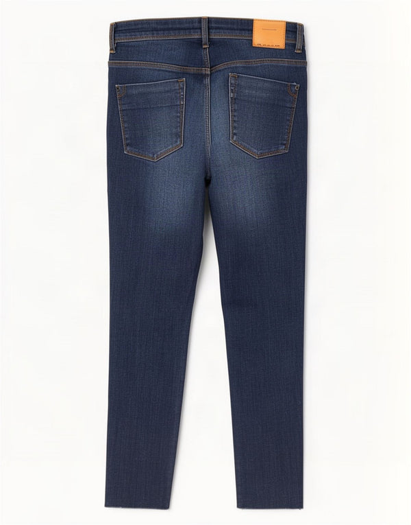Zara Jeans Rectos Mujer EU 40 Medium W30 L27 Azul