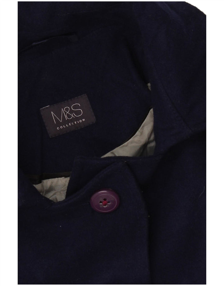 Marks & Spencer Abrigo para mujer UK 10 Small Azul marino