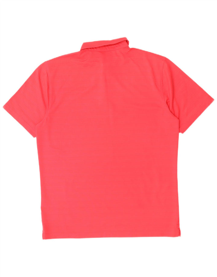 Polo Calvin Klein para hombre poliéster rojo grande
