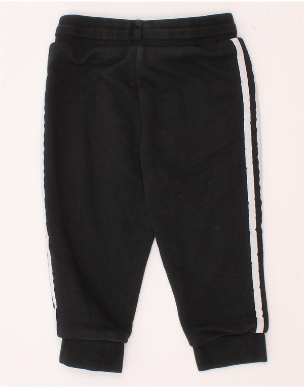 Adidas - Pantalón de chándal para bebé, niño, 12-18 meses, algodón negro