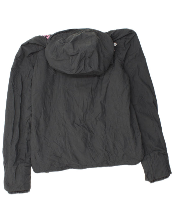 Superdry Chaqueta Cortavientos con Capucha Windcheater para Mujer UK 44 Gris Medio