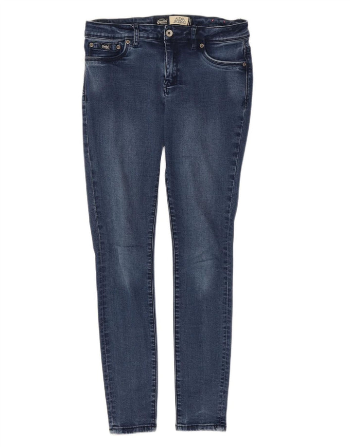 SUPERDRY Vaqueros ajustados Alexia Jegging para mujer W30 L32 Algodón azul