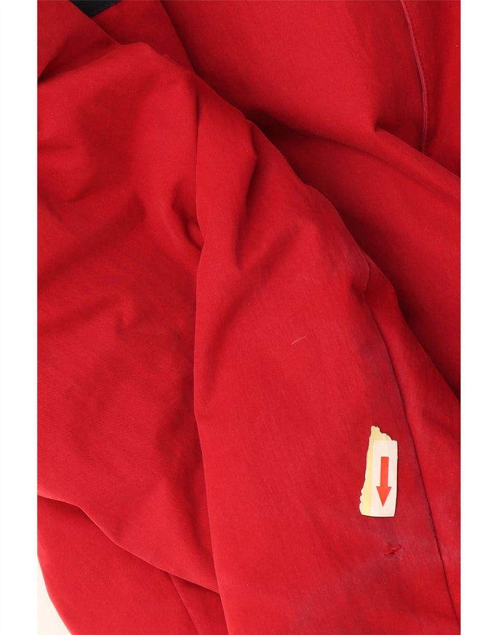 NAUTICA Chaqueta reversible acolchada con capucha para hombre UK 40 Large Red Colourblock