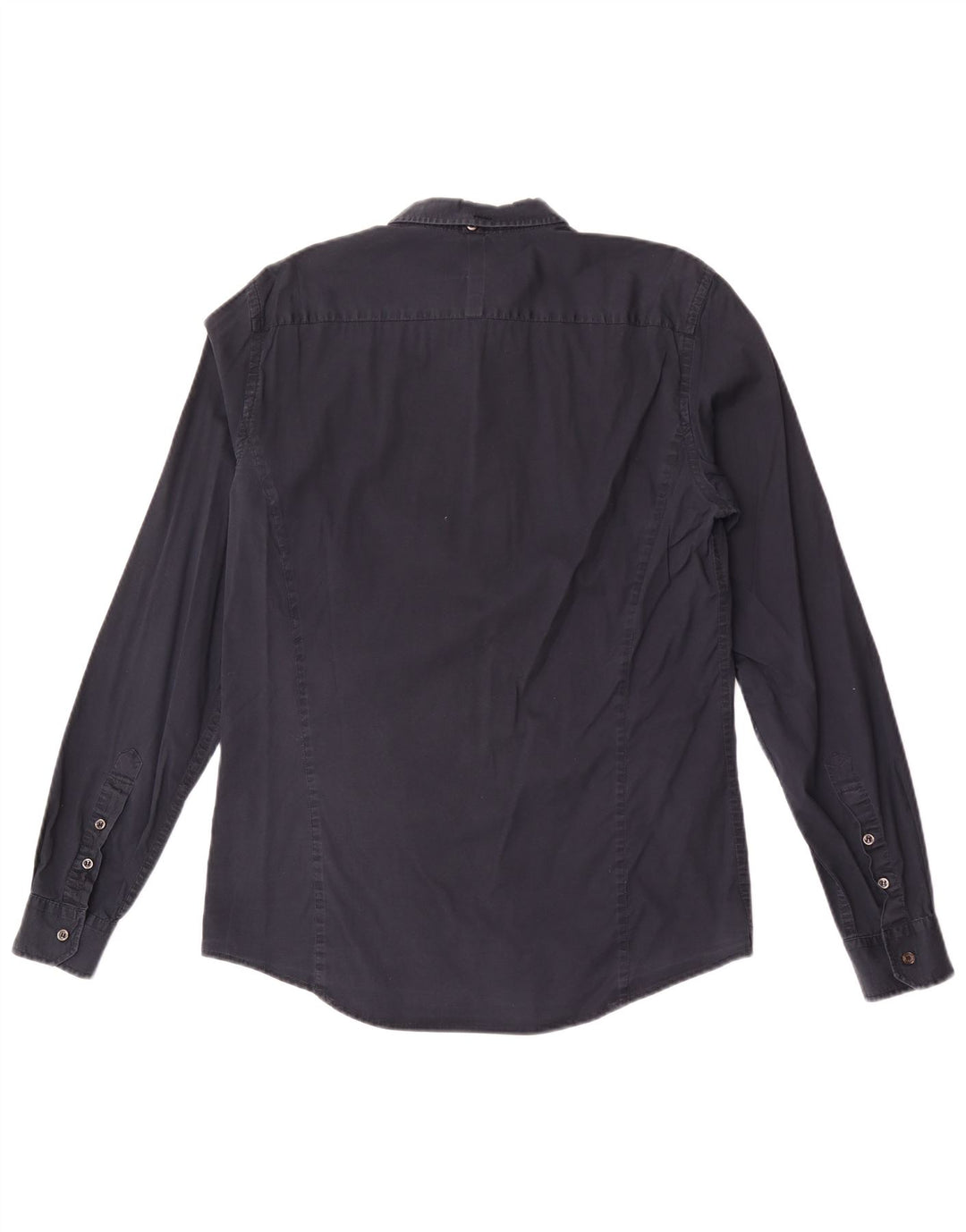 Camisa Gas Hombre Grande Azul Marino