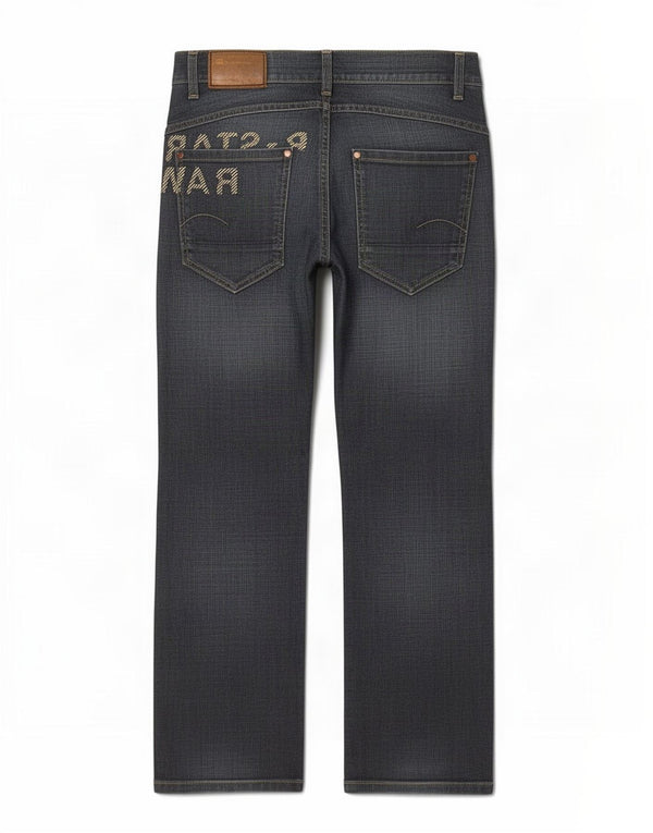 Jeans Rectos G-Star Mujer W31 L32 Algodón Azul Marino