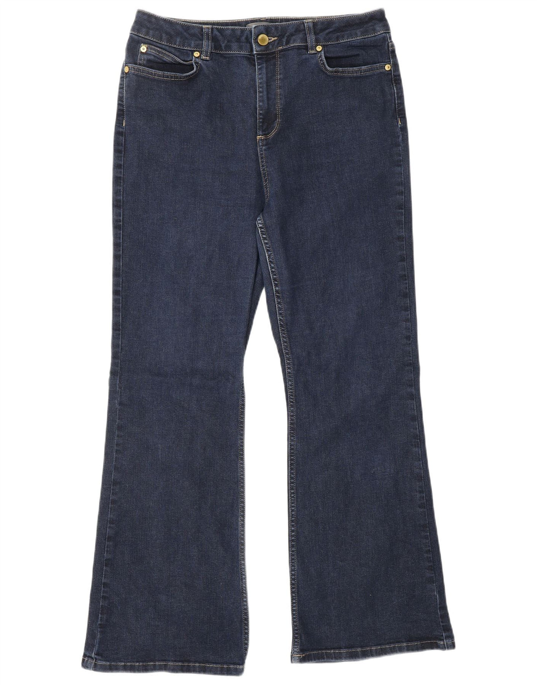 MINT VELVET Vaqueros Bootcut para Mujer UK 14 Medium W30 L28 Azul Marino Algodón