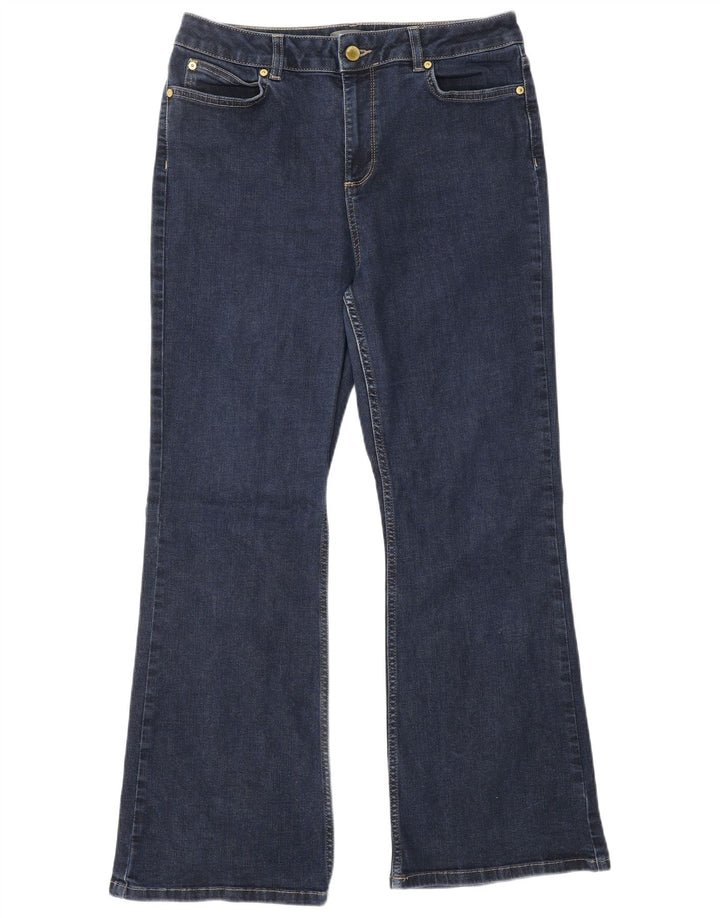 MINT VELVET Vaqueros Bootcut para Mujer UK 14 Medium W30 L28 Azul Marino Algodón