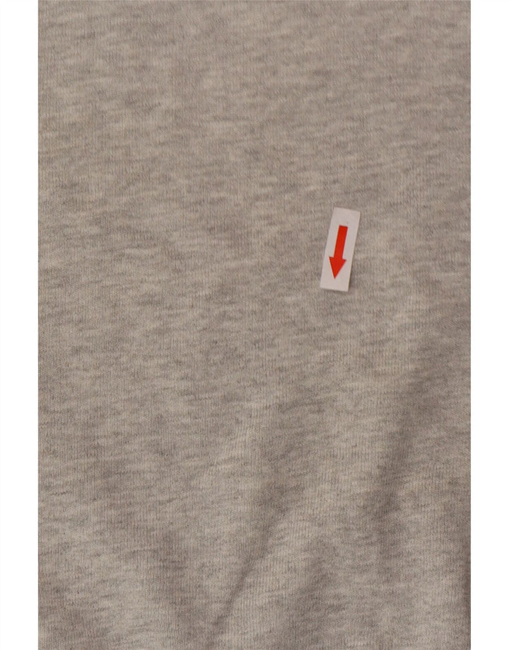 Vintage Hombres Sudadera Jumper XL Gris Algodón