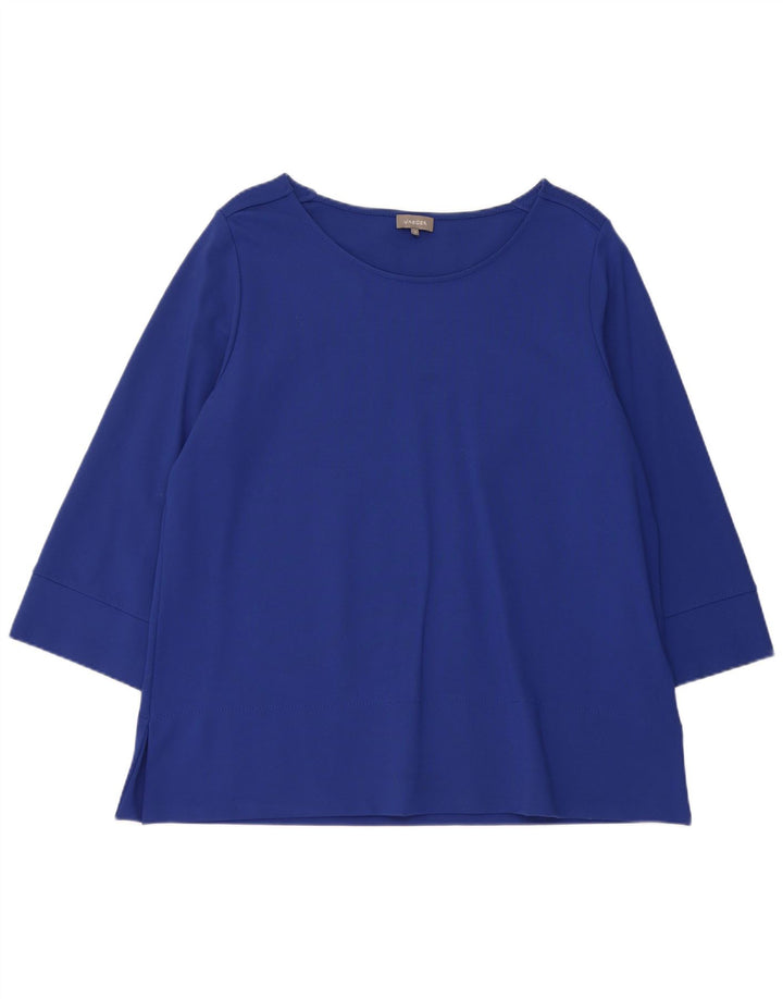Jaeger Top Mujer Manga 3/4 UK 40 XL Viscosa Azul