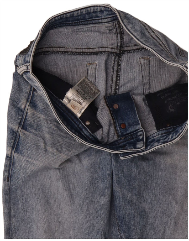 Diesel Vaqueros Rectos Hombre W34 L30 Algodón Azul