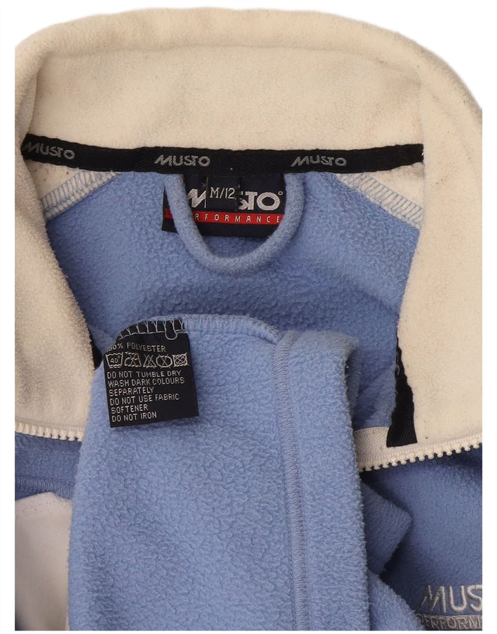 Musto Chaleco polar para niño 11-12 años Azul medio Poliéster color block