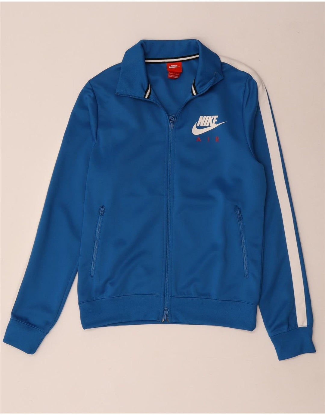 Nike - Chaqueta de chándal para hombre (talla pequeña), color azul, poliéster