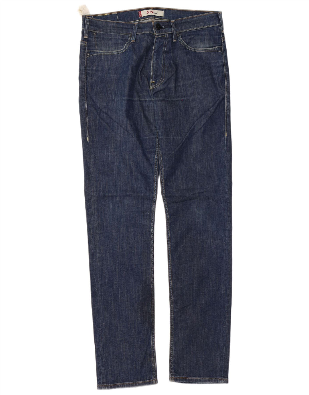Levi's Hombre 519 Slim Jeans W34 L34 Algodón Azul
