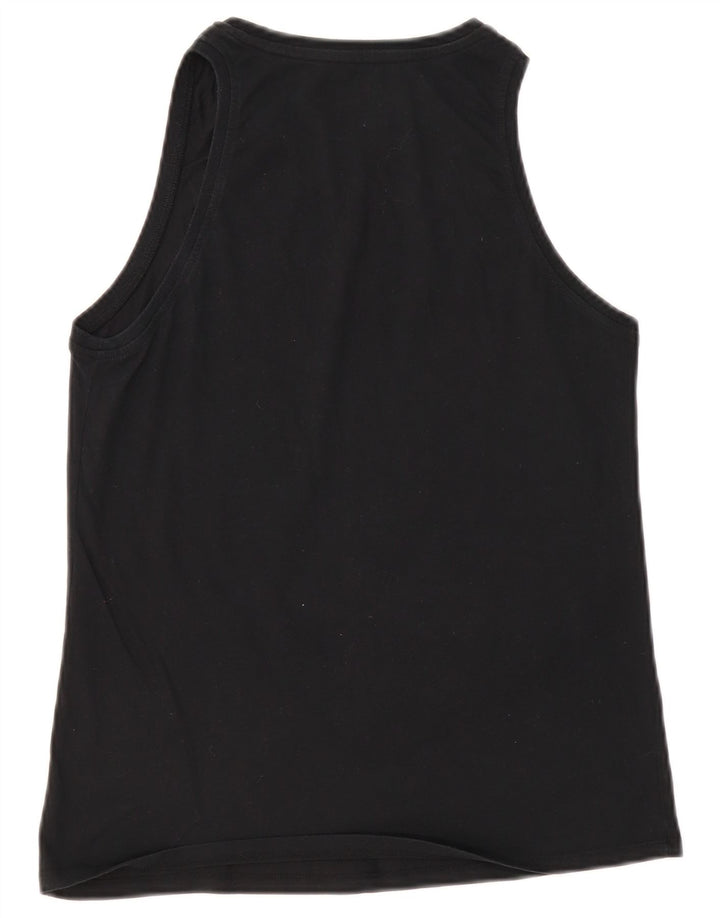 Nike Mujer Dri Fit Graphic Chaleco Top UK 10 Small Negro