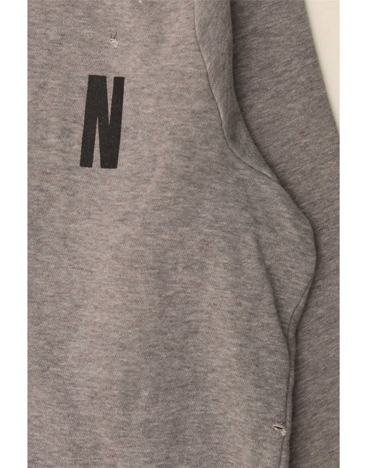 Jordan - Sudadera con estampado gráfico para hombre, jersey de algodón con bloques de color gris grande