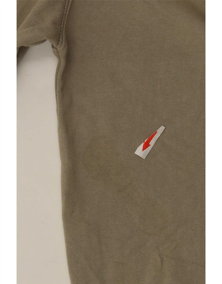 Zara Mujer Oversize Sudadera Jumper UK 10 Small Caqui Algodón