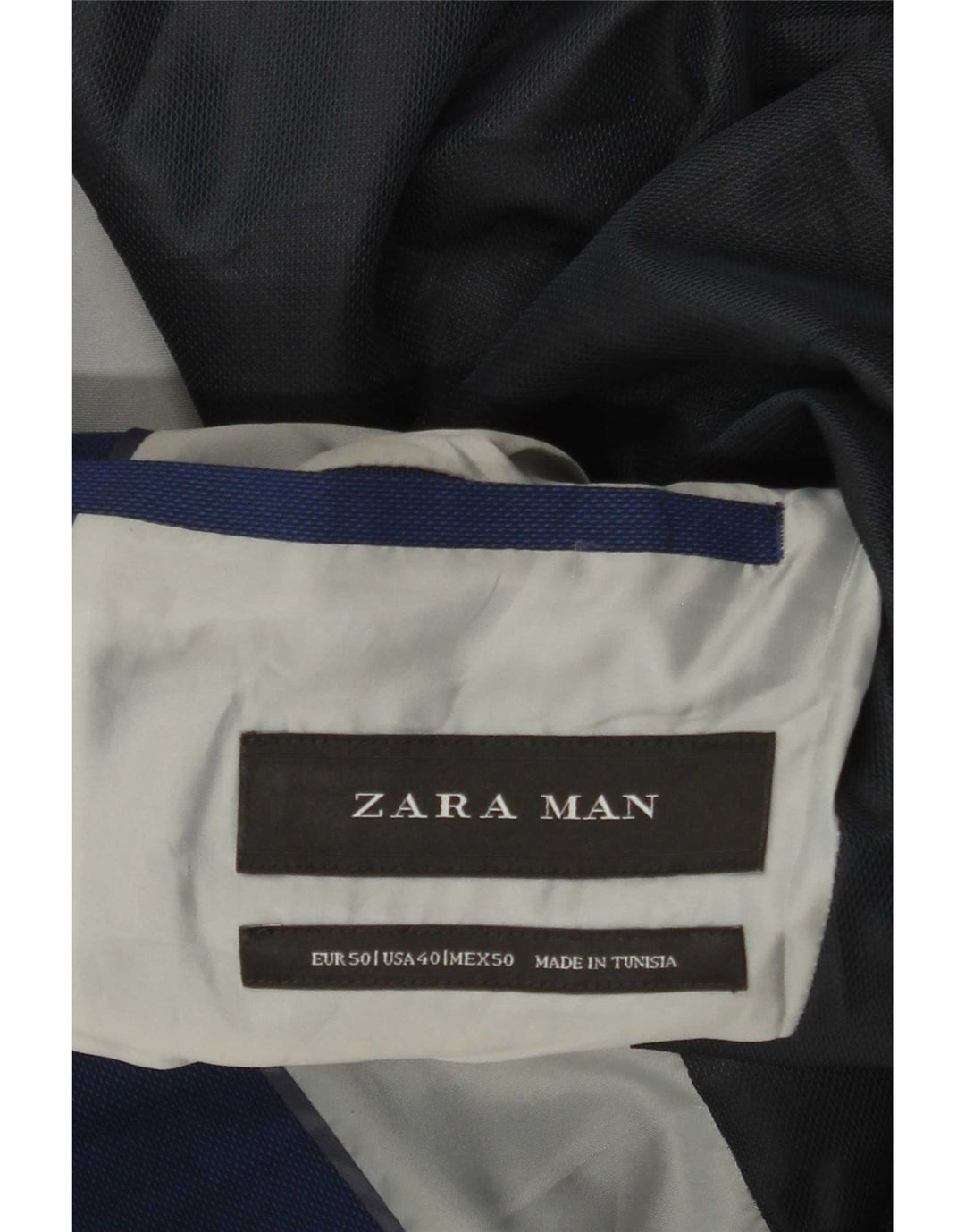 Zara Chaqueta tipo blazer de 2 botones para hombre EU 50 Azul medio