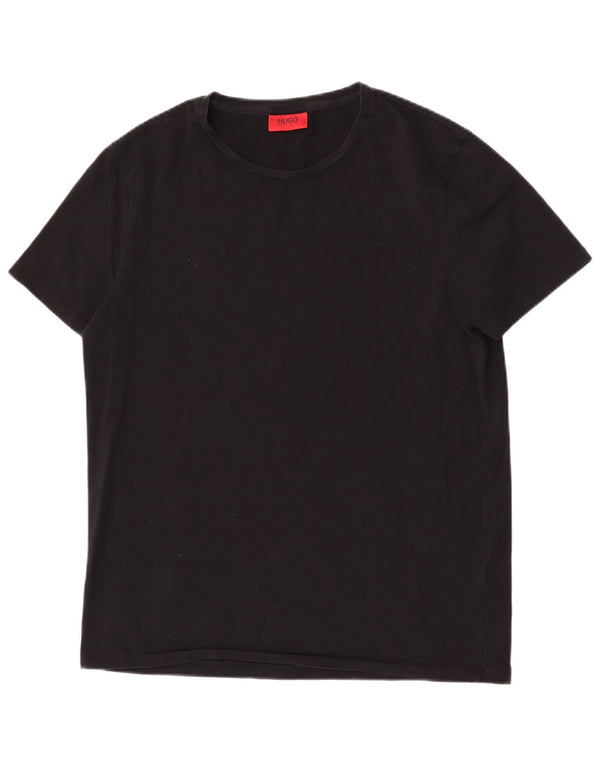 Hugo Boss Hombre Camiseta Top XL Algodón Negro