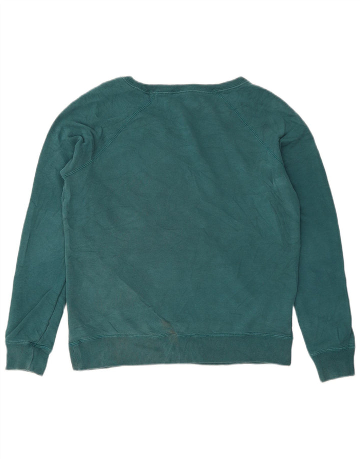 Nike - Sudadera gráfica para mujer, talla 40, algodón verde medio