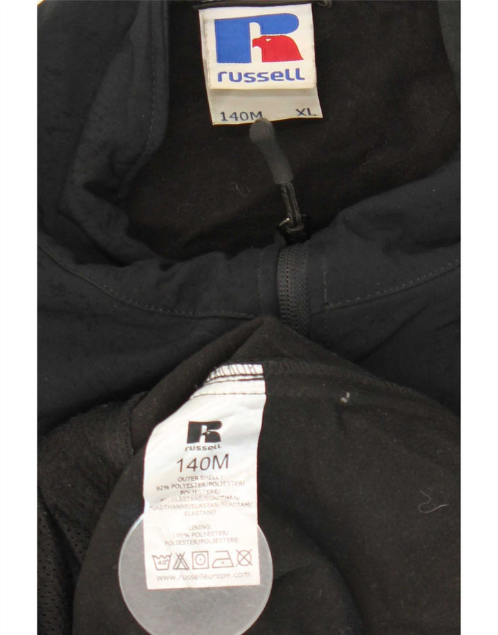 Russell Athletic Chaqueta cortavientos para hombre UK 42 XL Poliéster negro