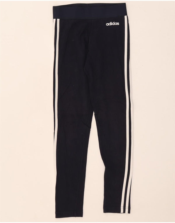 Adidas Leggings para mujer Reino Unido 4/6 XS Azul marino Algodón