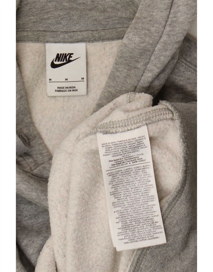 Sudadera con capucha Nike para hombre - Jersey de algodón moteado en gris medio