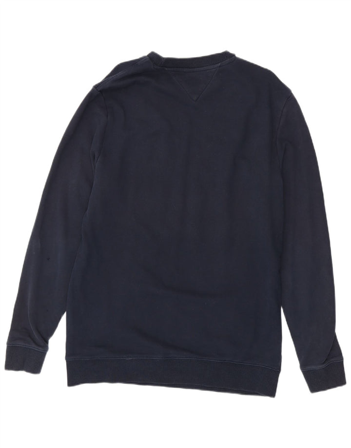 Tommy Hilfiger Sudadera para Hombre Jumper Large Azul Marino Algodón