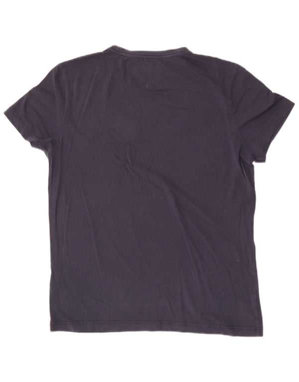 Tommy Hilfiger - Camiseta para hombre, talla grande, color azul marino, algodón