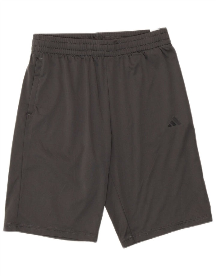 Adidas Pantalón corto deportivo para niño 13-14 años Gris Poliéster